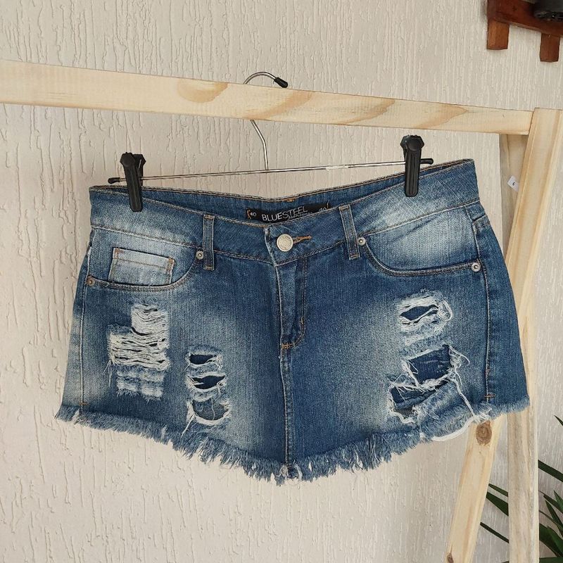 Short saia clearance jeans renner