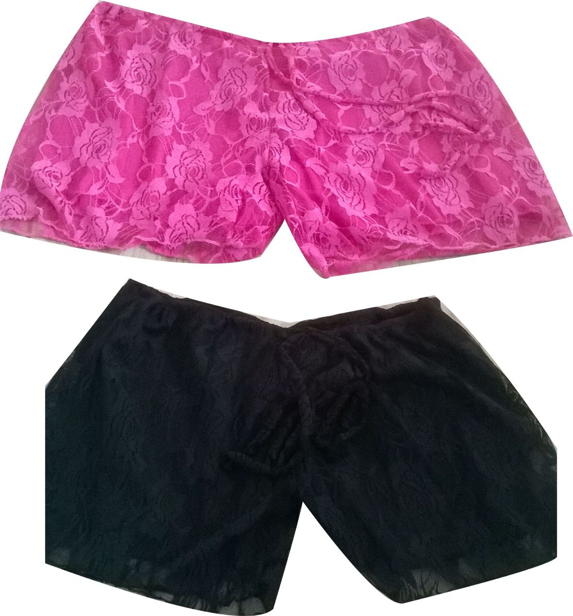 short de malha feminino plus size