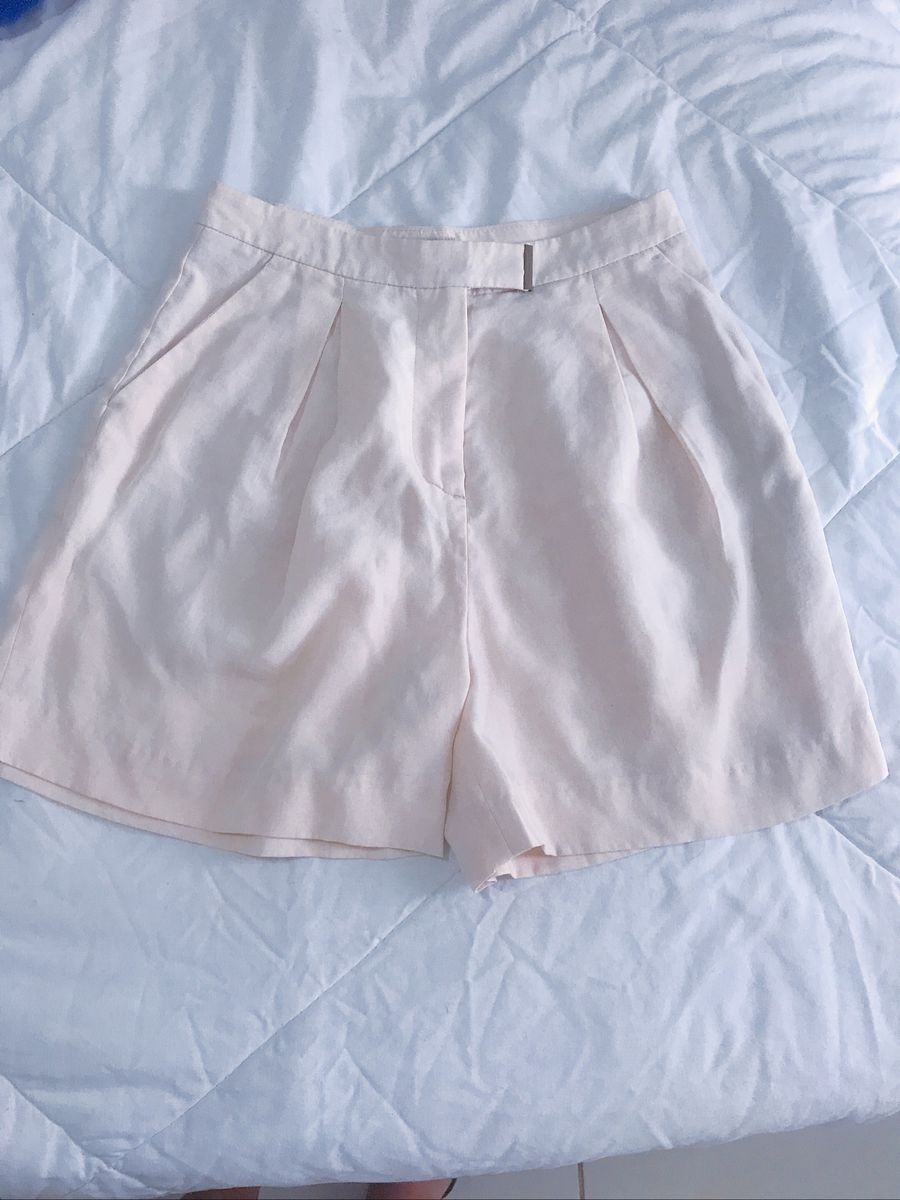 shorts social cintura alta