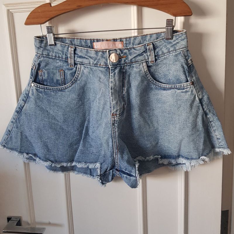 Short best sale soltinho jeans