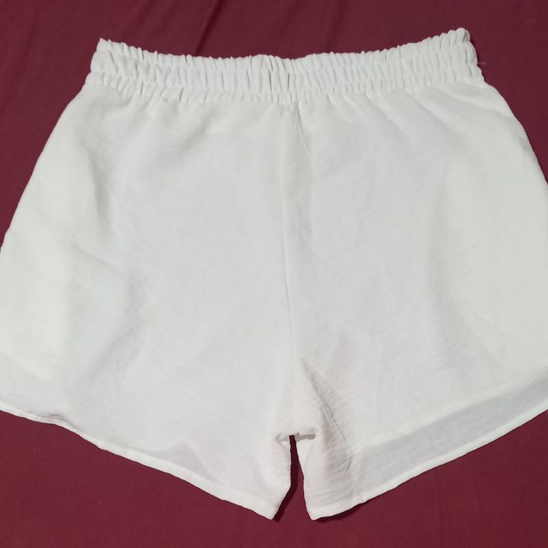 Short Feminino Tecido Duna com Elástico