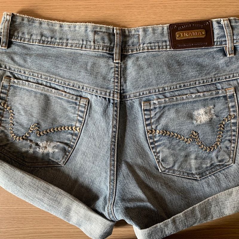 Short store trama jeans