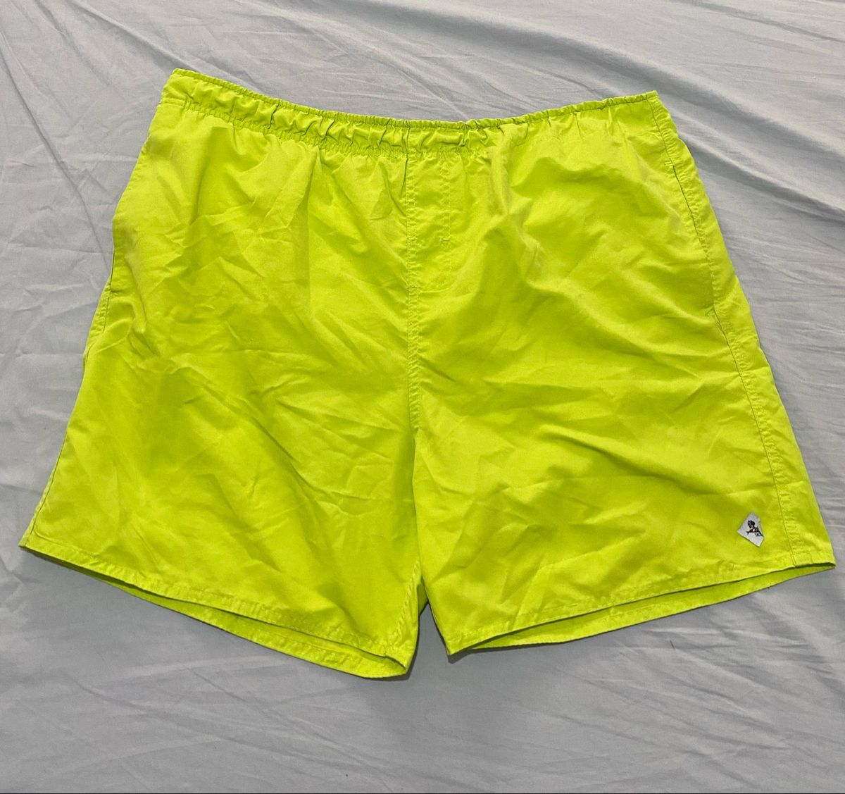 Short cheap verde fosforescente