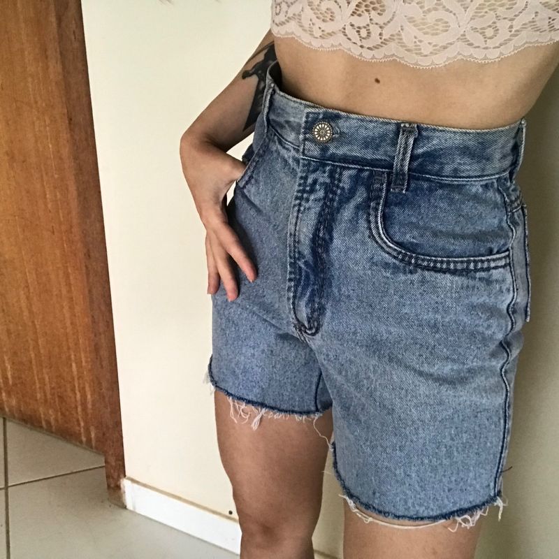 Short vintage cintura store alta