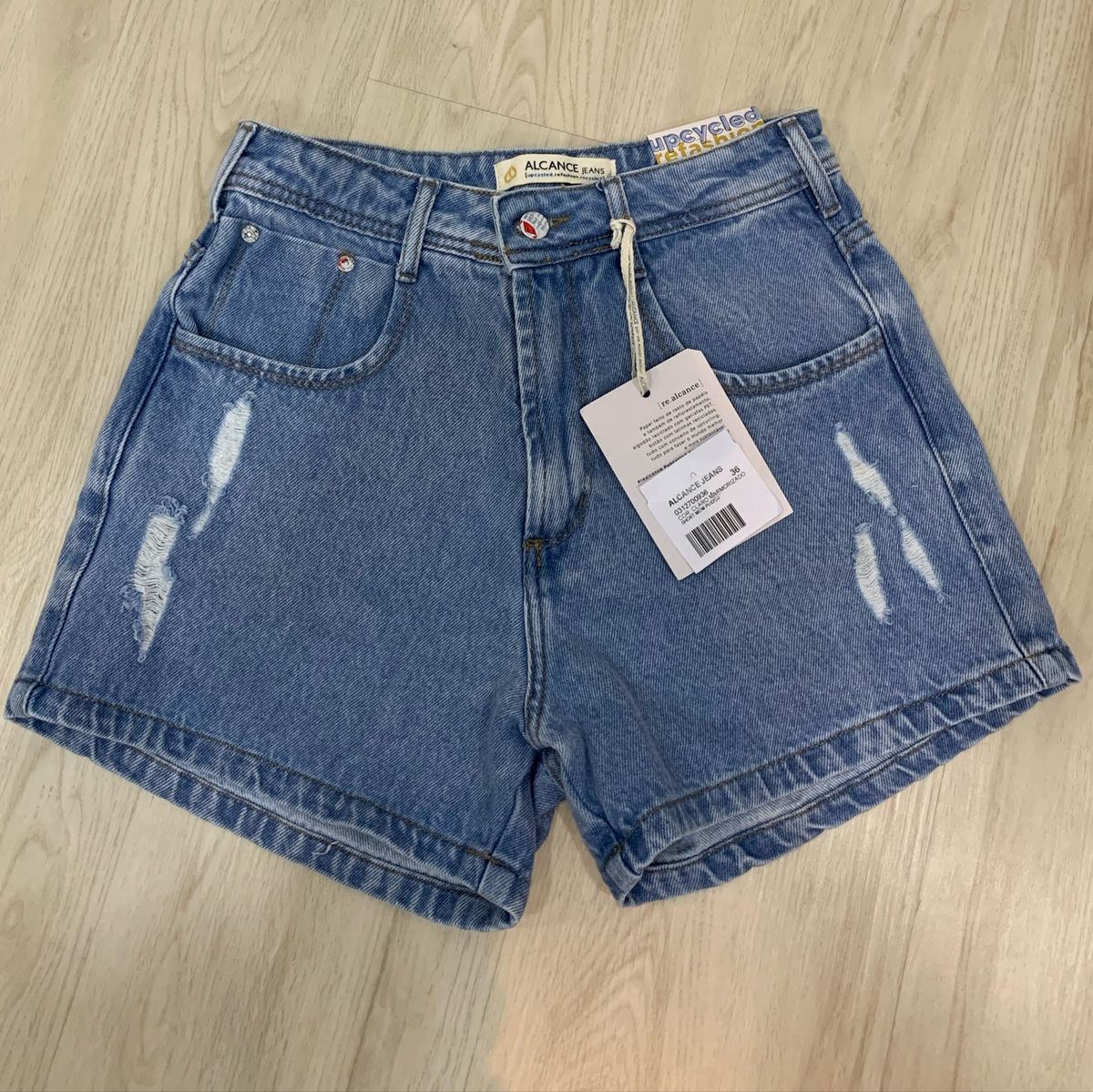 Short 2024 alcance jeans