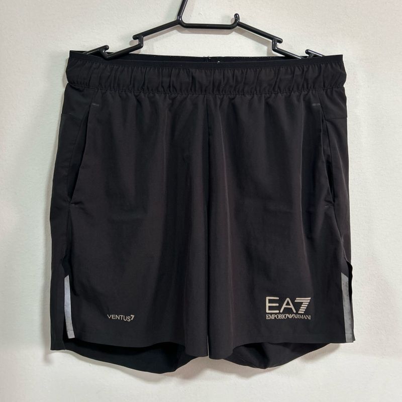 Ea7 black shorts new arrivals