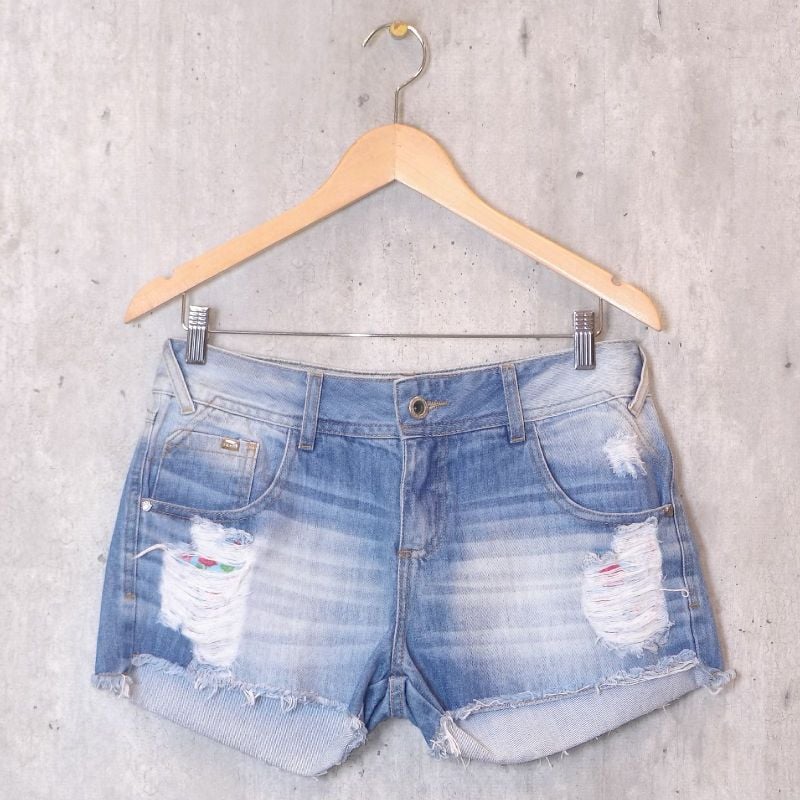 Short store trama jeans