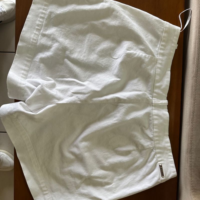 Shorts Branco, Shorts Feminino Usado 95592431