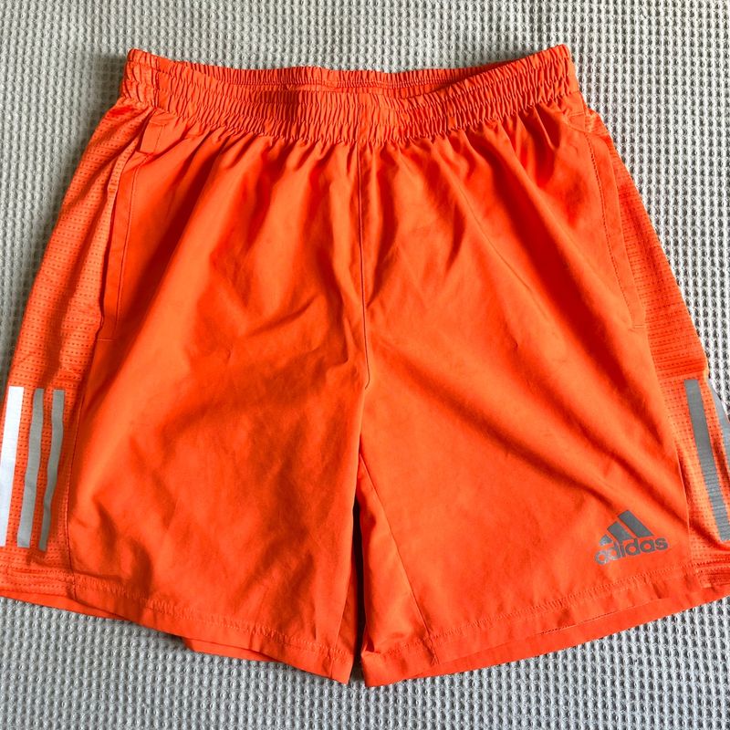 Shorts Corrida Masculino Adidas Running M7 Laranja, Bermuda Masculina  Adidas Usado 88742665