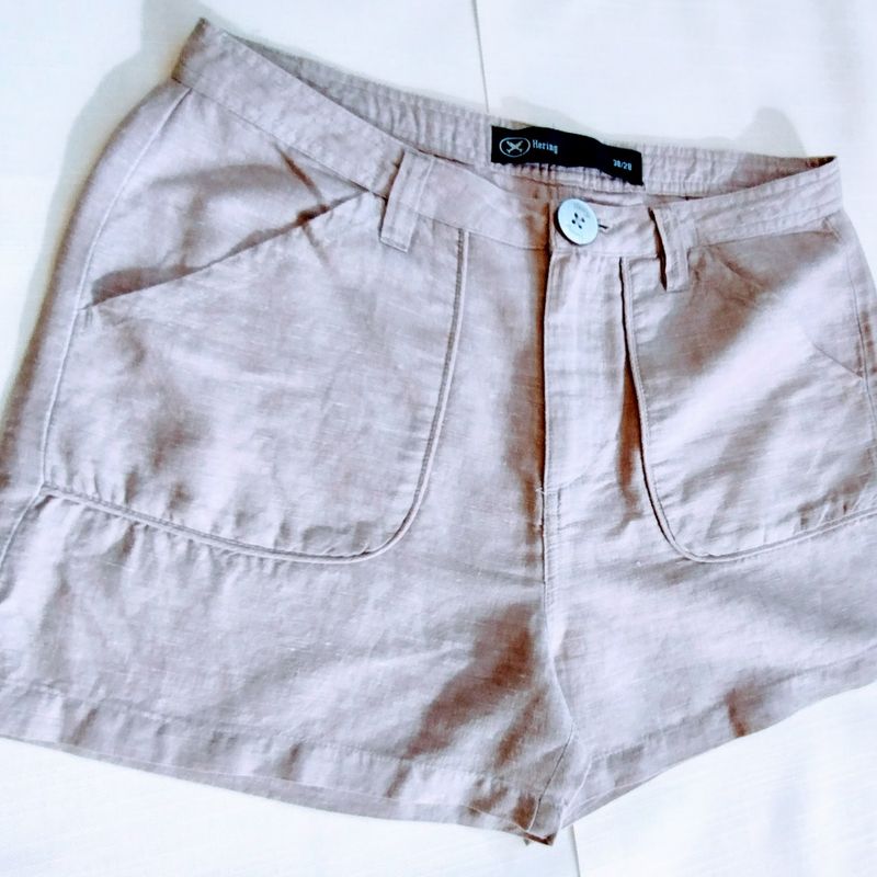 Shorts de Linho | Shorts Feminino Hering Usado 92894740 | enjoei