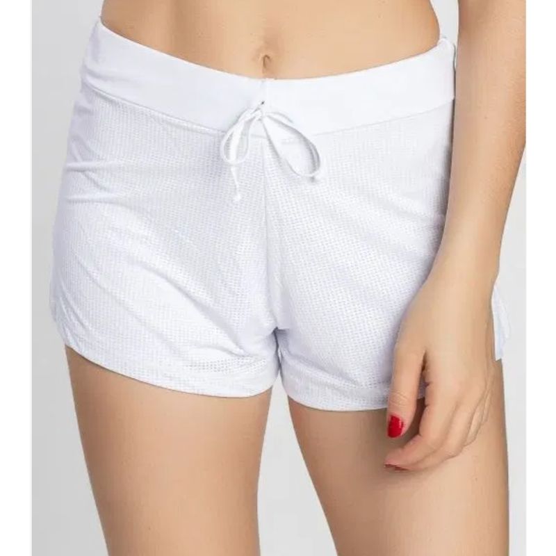 Short duplo feminino academia