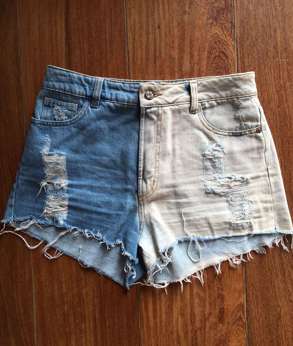 short jeans bicolor