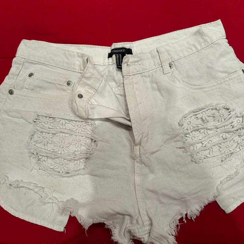Shorts Forever Shorts Feminino Forever 21 Usado 104914760 enjoei