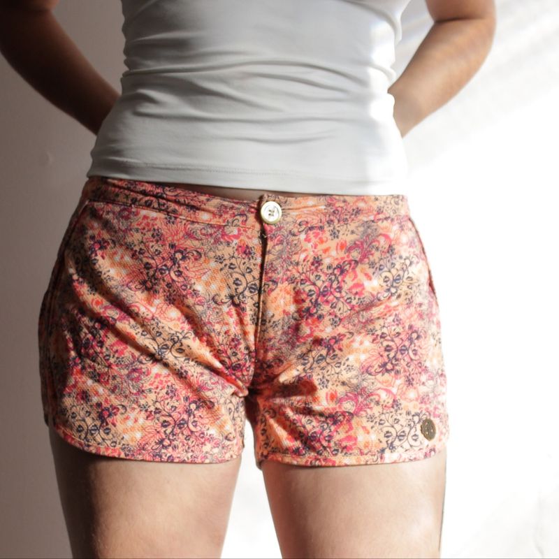 Short Hering Floral Verde - Compre Agora