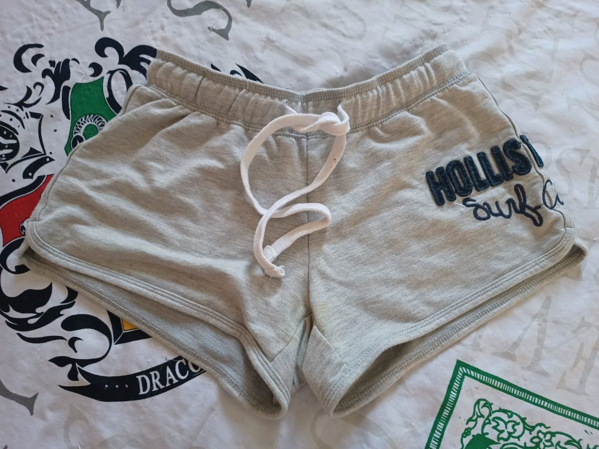 Shorts moletom outlet feminino hollister