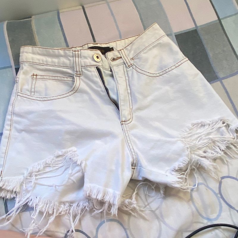 Shorts Jeans Hot Pants, Shorts Feminino Nexo Nunca Usado 55494712