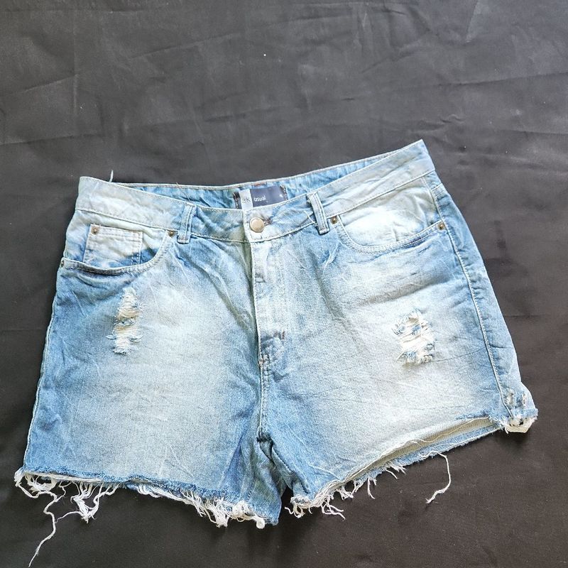 Short jeans sale amassado