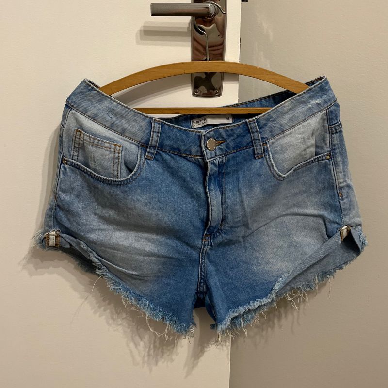 Shorts jeans boyfriend store desfiado