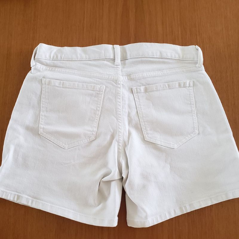 Shorts Jeans Branco Banana Republic | Shorts Feminino Banana