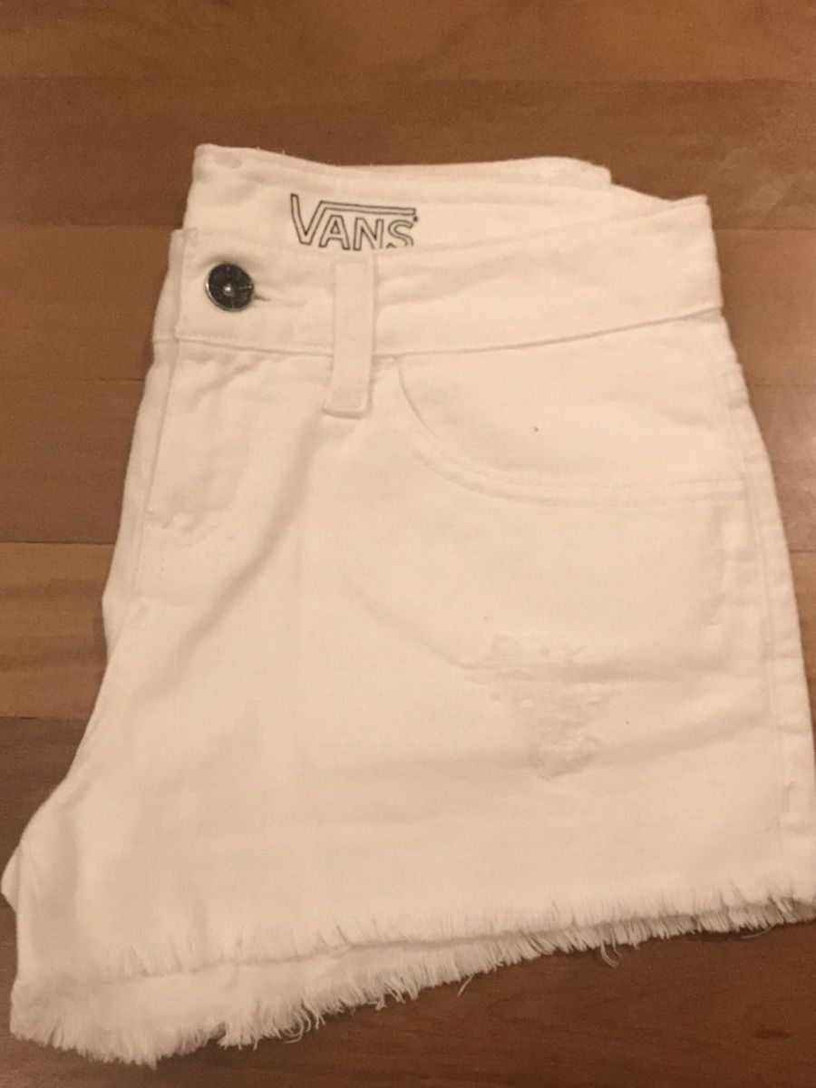 Shorts Jeans Branco, Vans | Shorts Feminino Vans Nunca Usado 27151875 ...