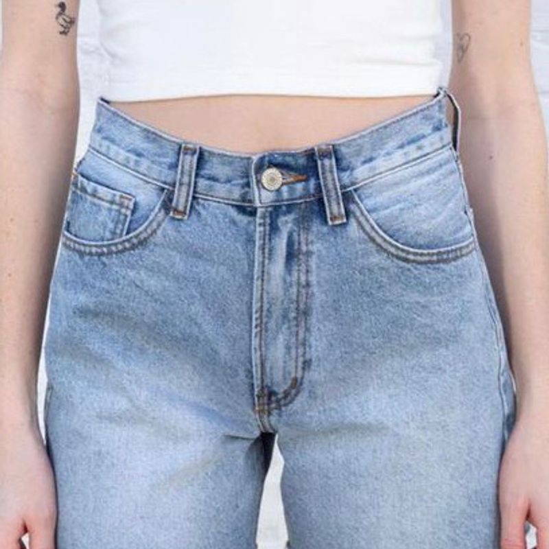 Brandy Melville Blue High-waisted Shorts for Women