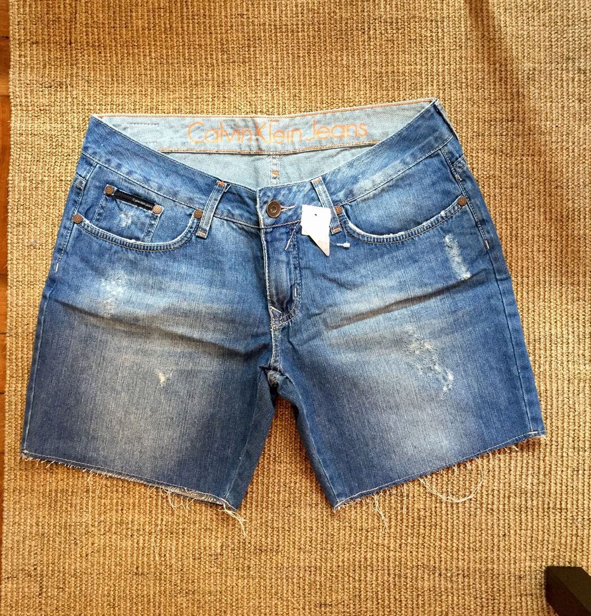 short jeans calvin klein feminino