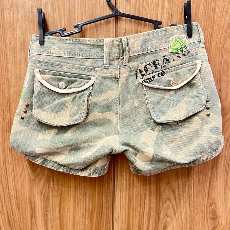 Short camuflado best sale feminino jeans