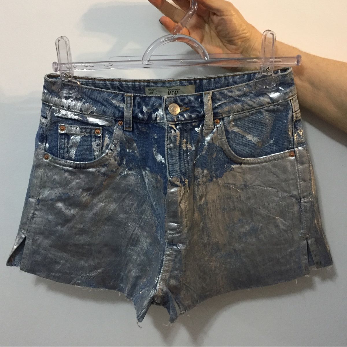 topshop jean shorts