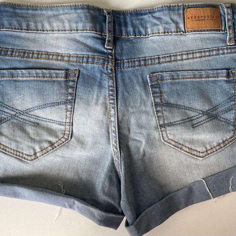 Shorts Jeans Fem Aeropostale Vintage - Compre Online