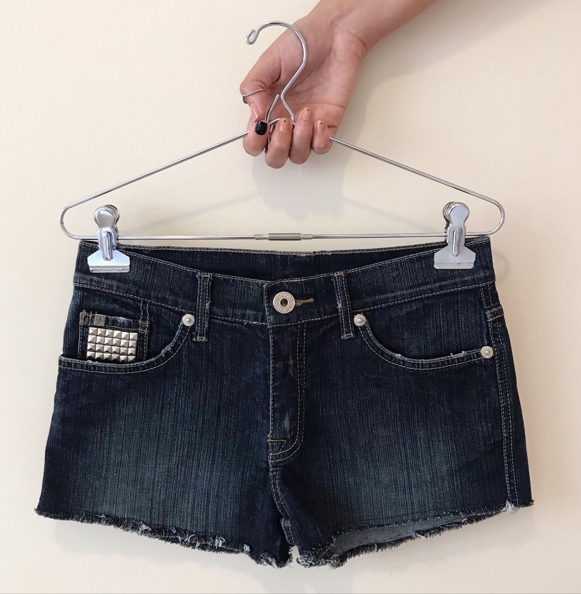 shorts jeans com tachas, fórum - short forum