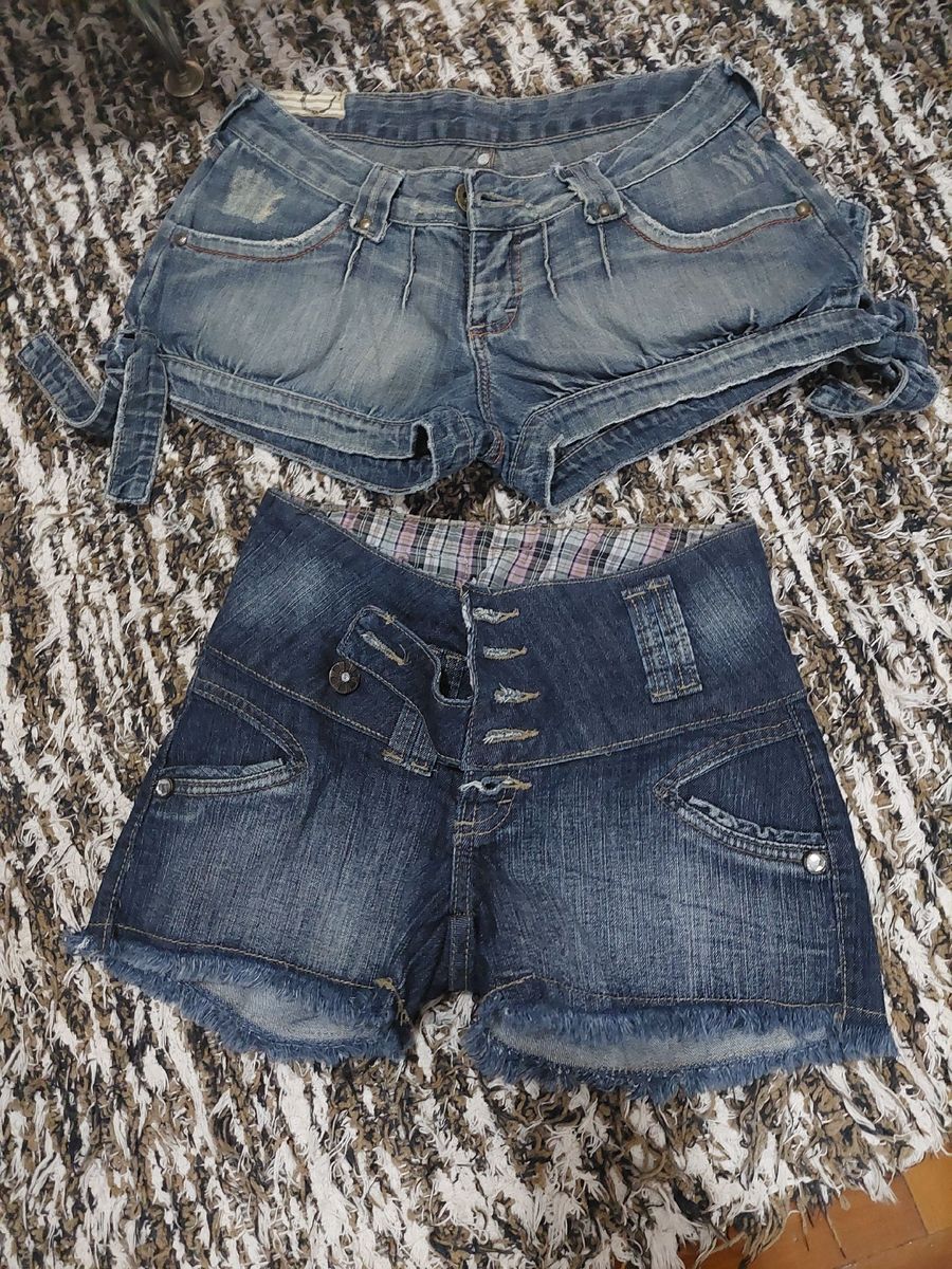 Shorts Jeans Cos Largo Short Moda Blogueira Tamanho P 36, Shorts Feminino  Usado 93602391