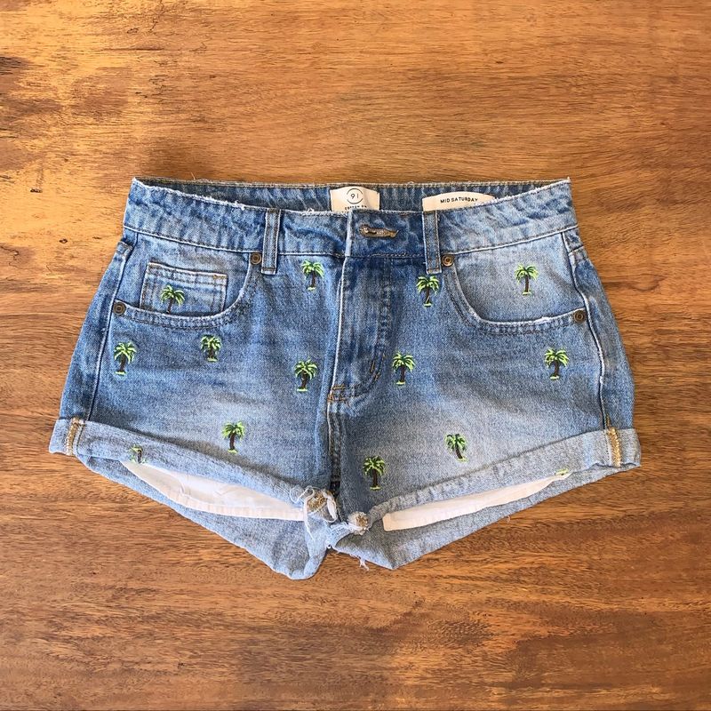 Shorts cotton cheap curto