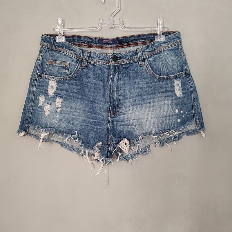 Shorts Jeans Curto Boyfriend Shorts Feminino Renner Blue Steel Usado 91989533 enjoei
