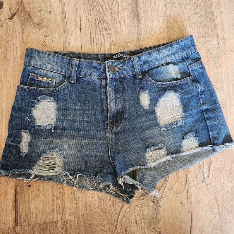 Shorts jeans boyfriend clearance curto