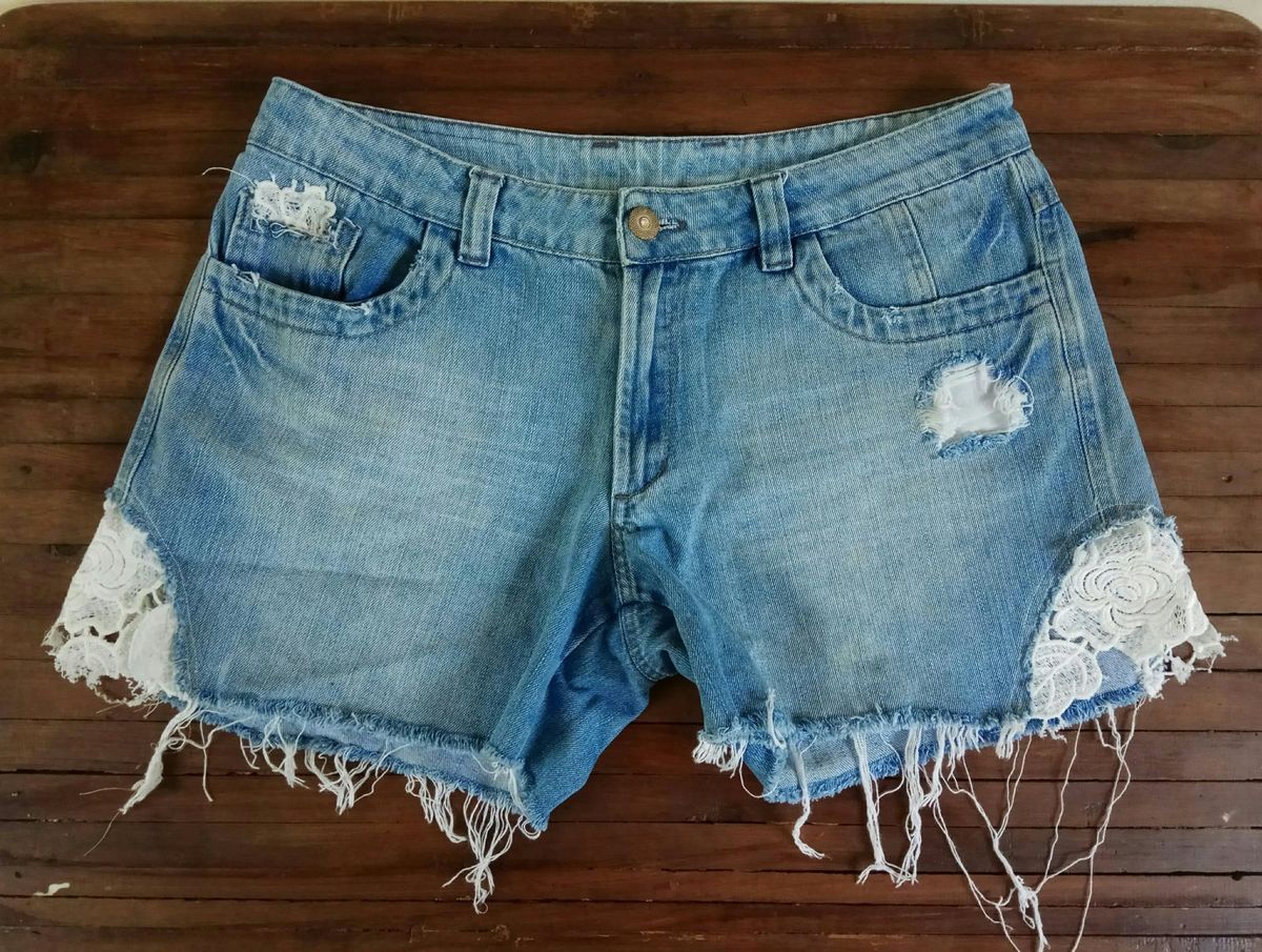 short jeans customizado