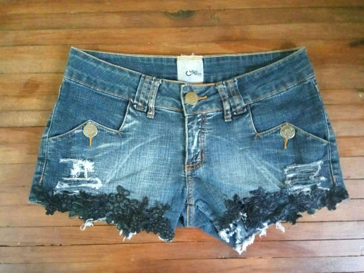 short jeans customizado