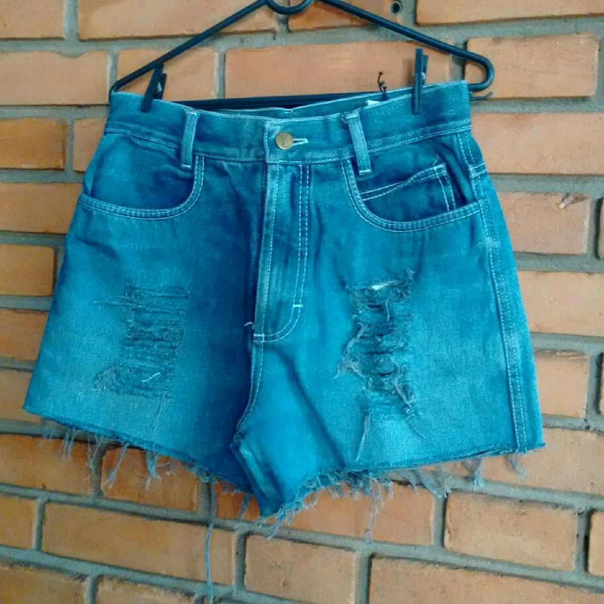 shorts jeans destroyed - short gramprix
