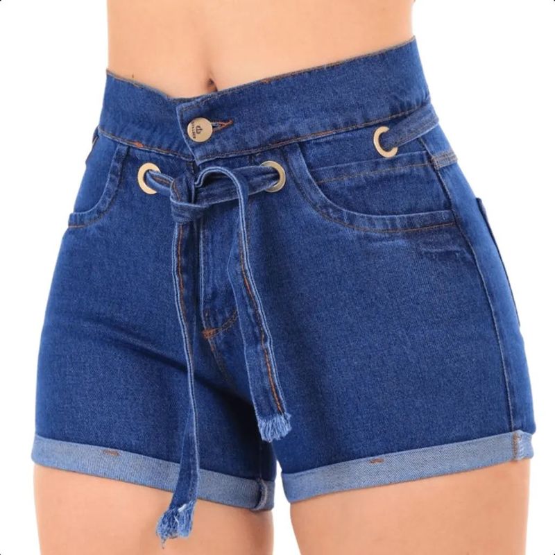 Shorts Jeans Sem Lycra Feminino