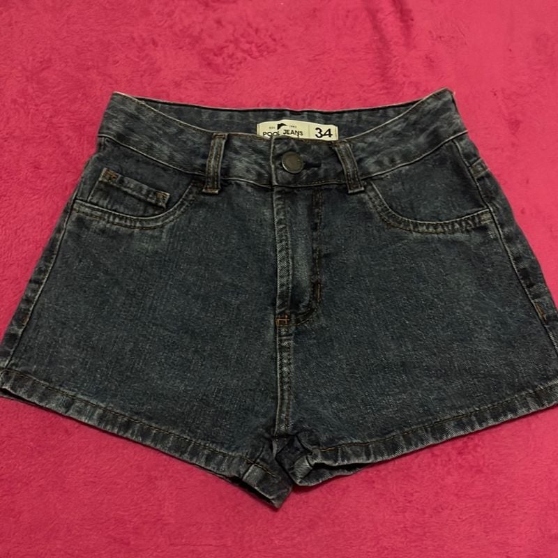 Shorts fashion jeans feminino tamanho 34