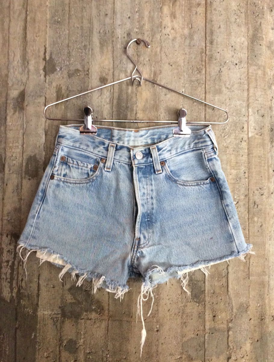 bermuda jeans feminina levis