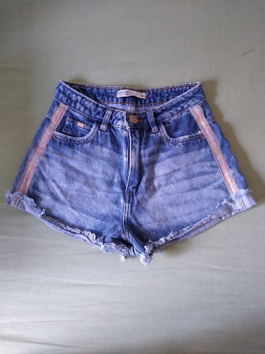 Shorts jeans listra store lateral