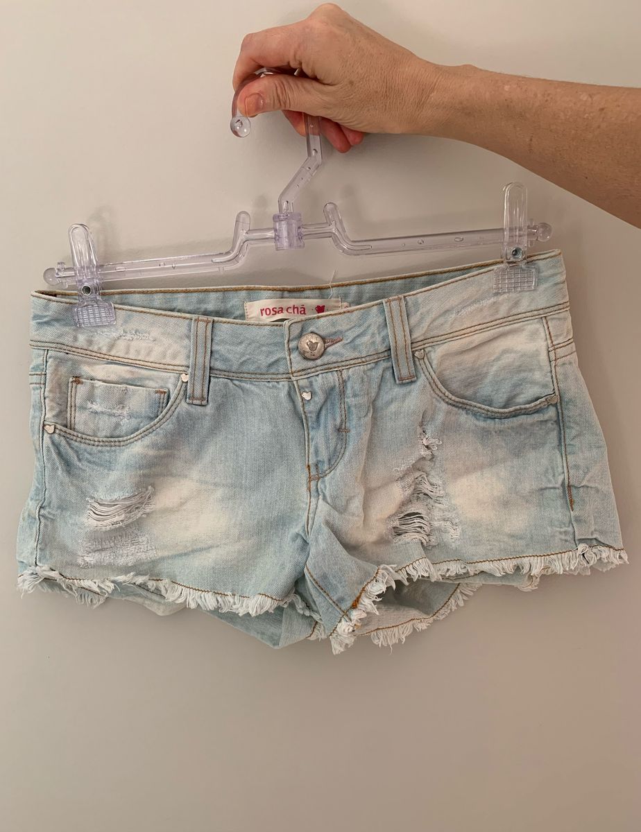 short jeans rosa cha