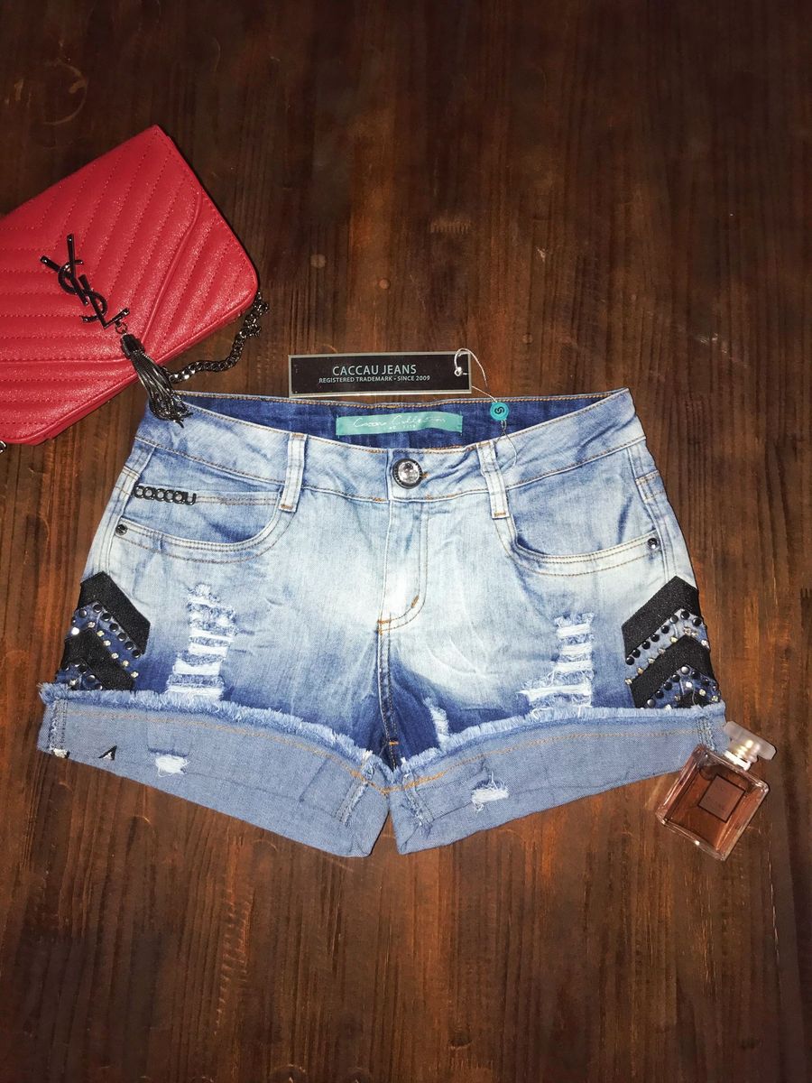 calça jeans caccau cintura alta
