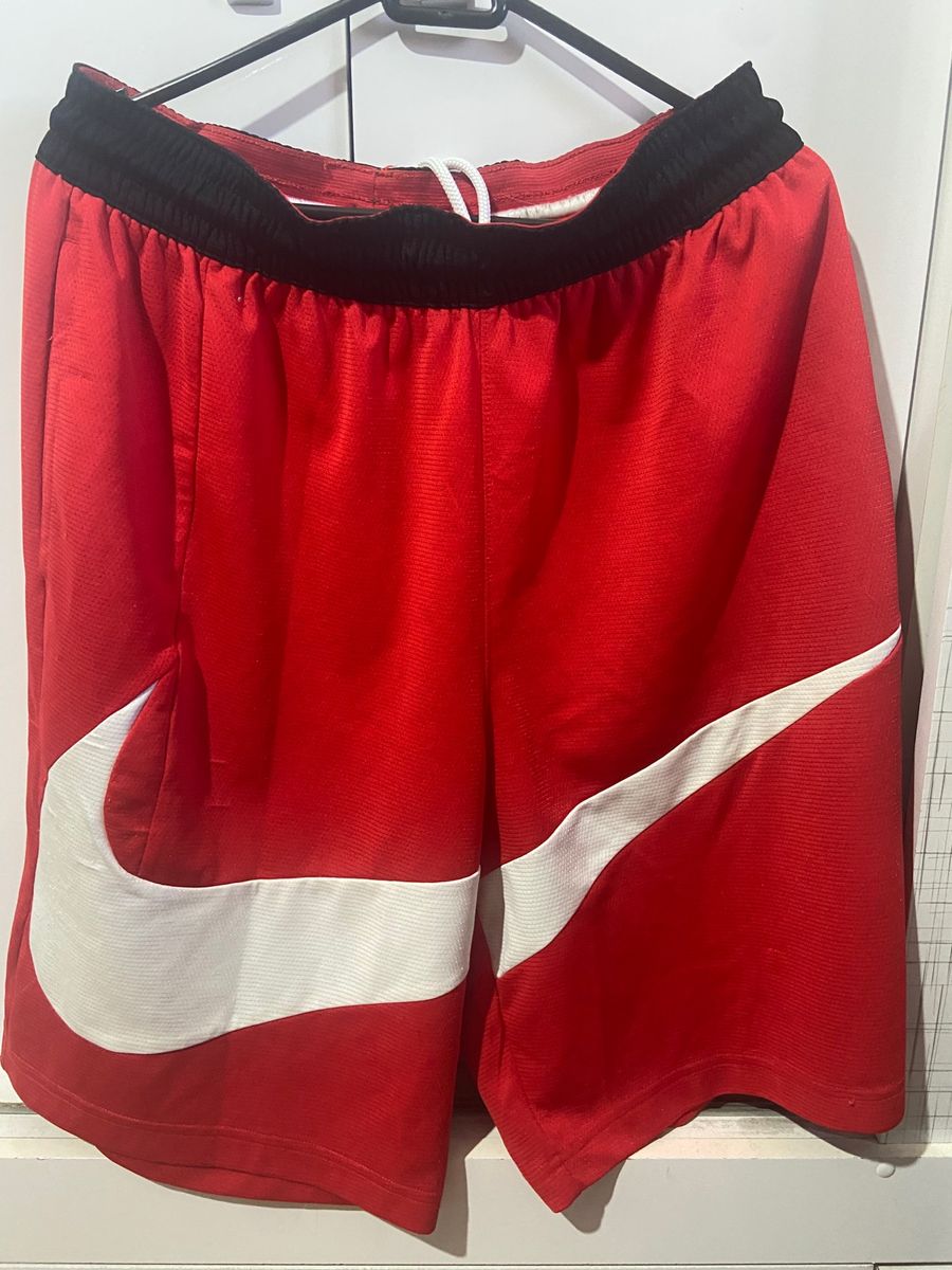 Nike big best sale swoosh shorts