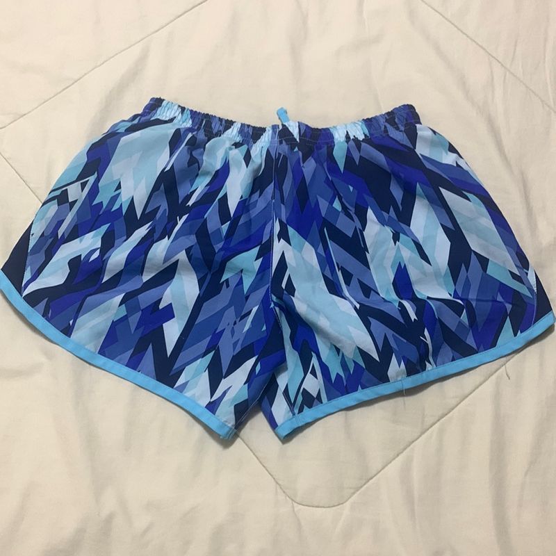 Blue and best sale white nike shorts