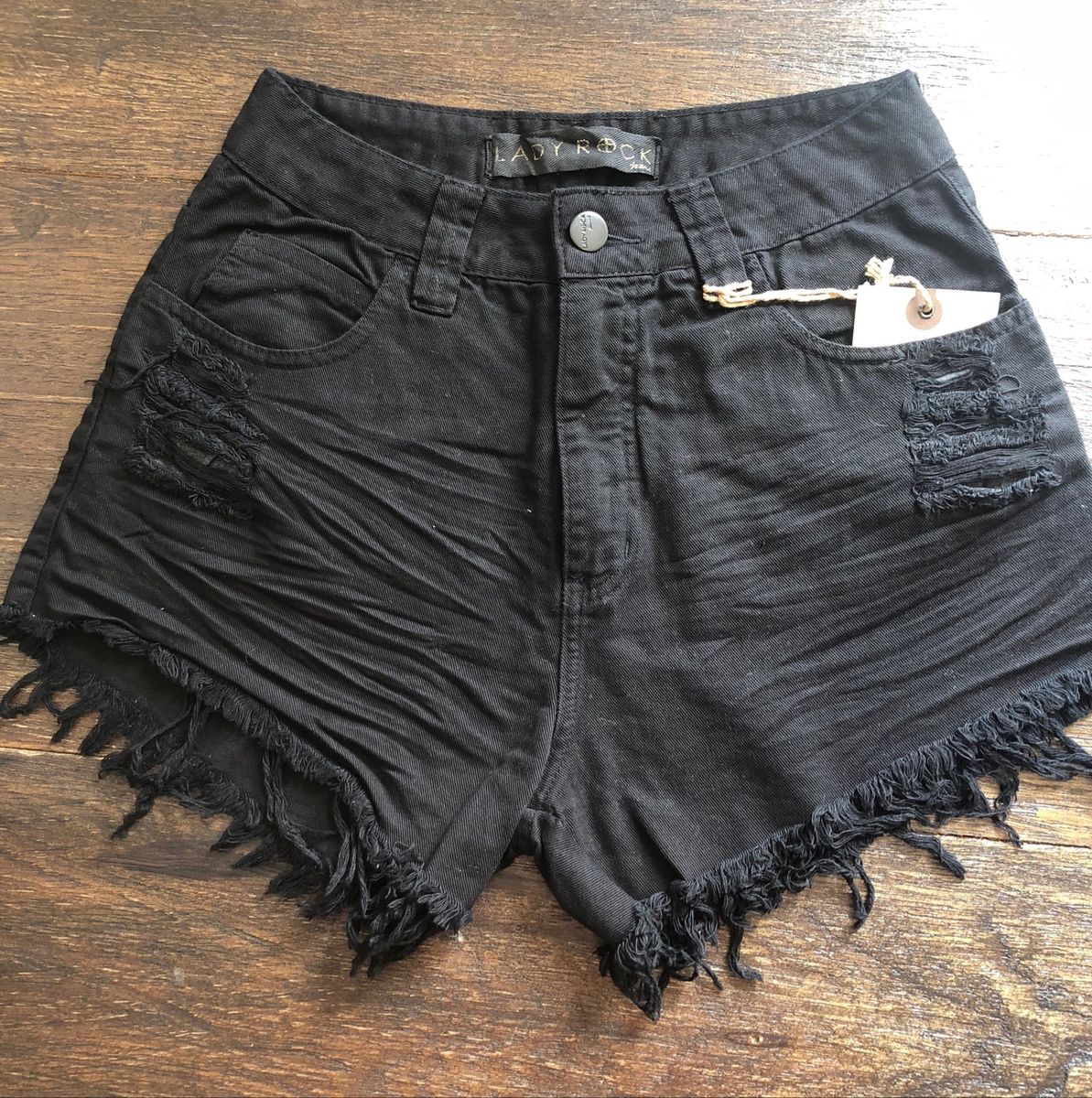 shorts lady rock preto