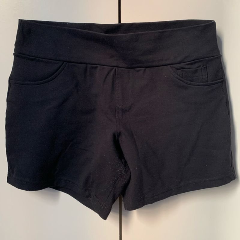 Short Feminino de Malha, Preto