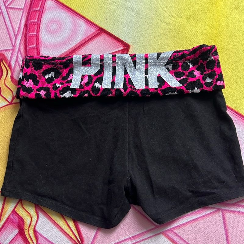 Pink shorts hotsell victoria's secret