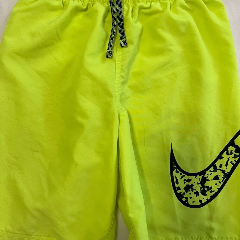 Nike neon cheap swim trunks