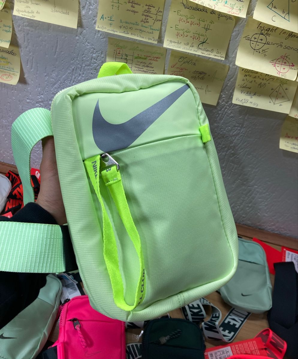 Shoulder Bag Nike Transversal Fluorescente 5 Litros Bolsa Masculina